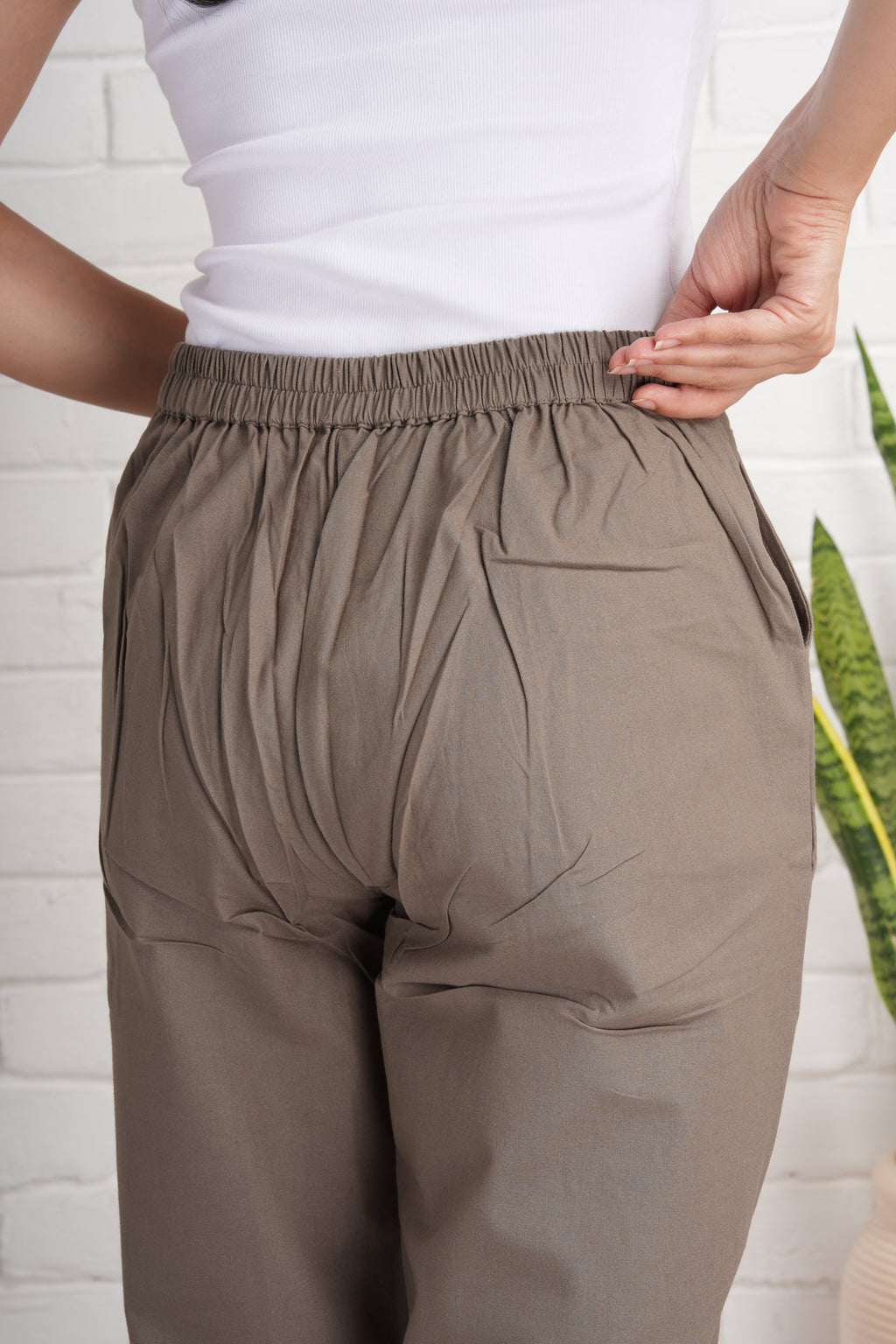 Soft Clay Cotton Pants