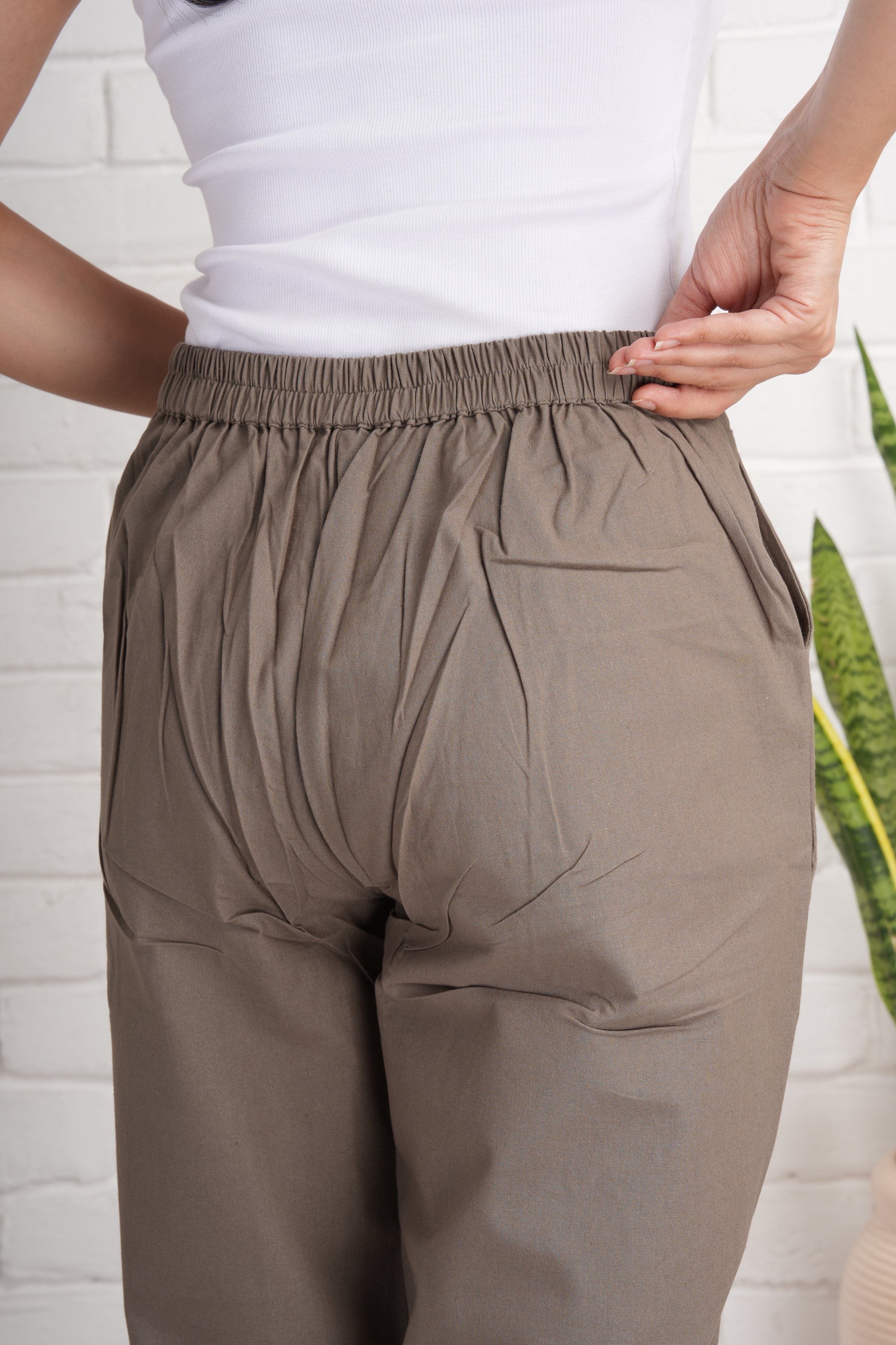 Soft Clay Cotton Pants