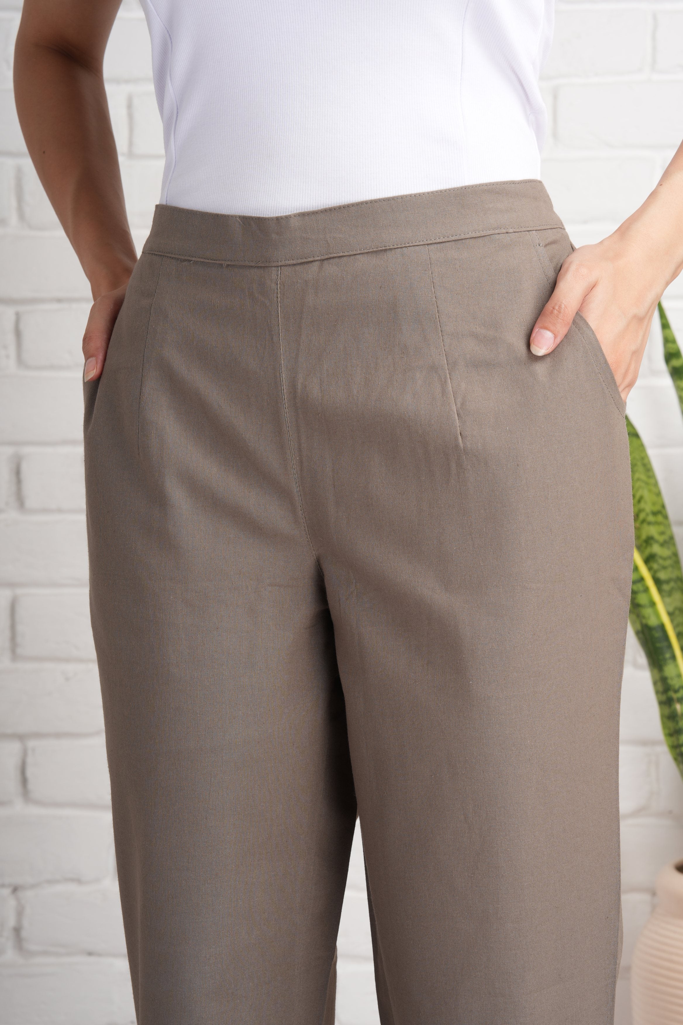 Soft Clay Cotton Pants