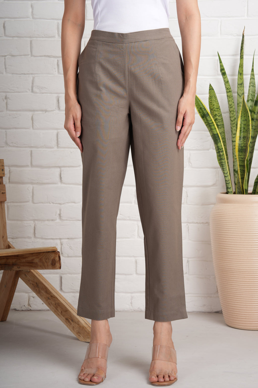 Soft Clay Cotton Pants