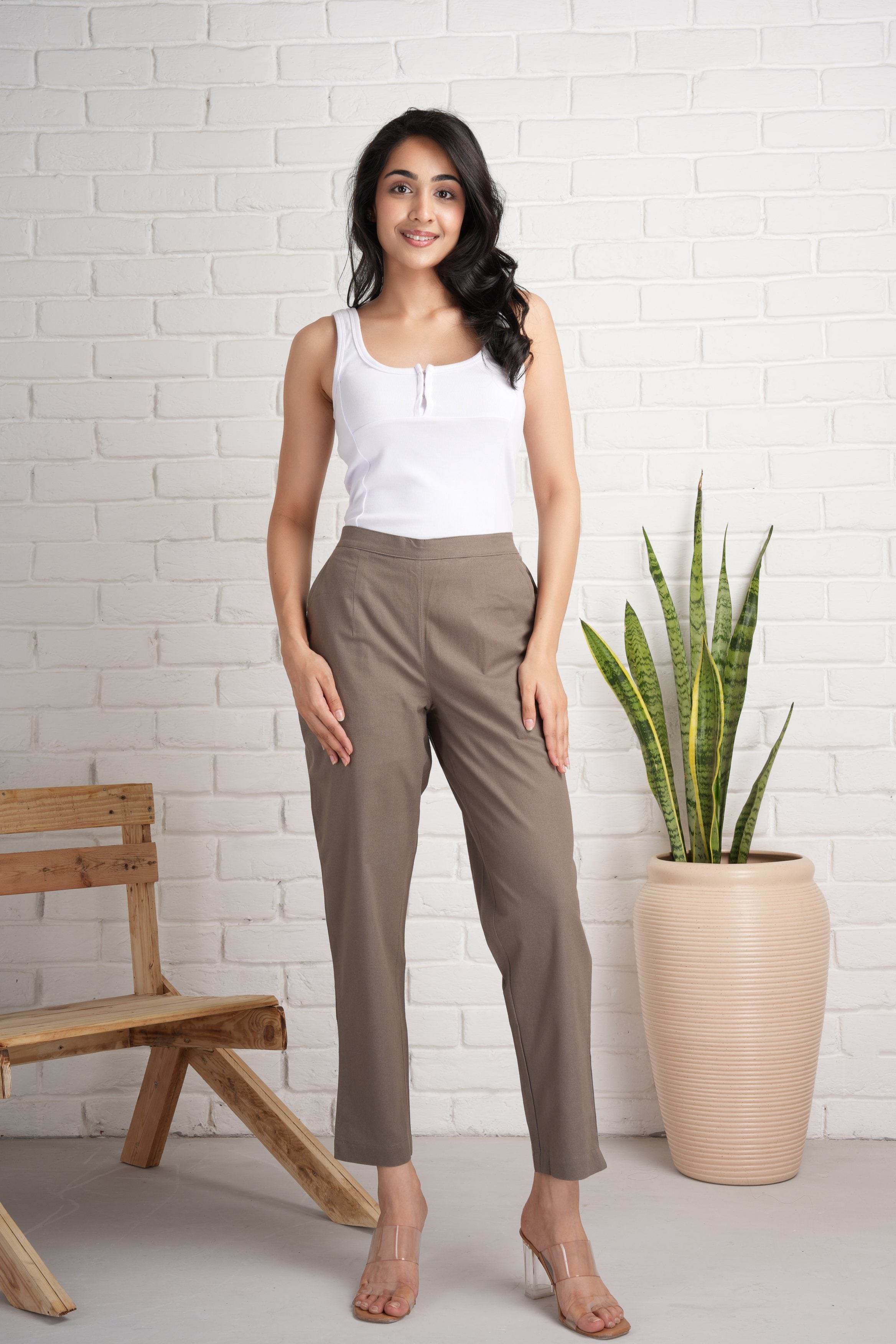 Soft Clay Cotton Pants
