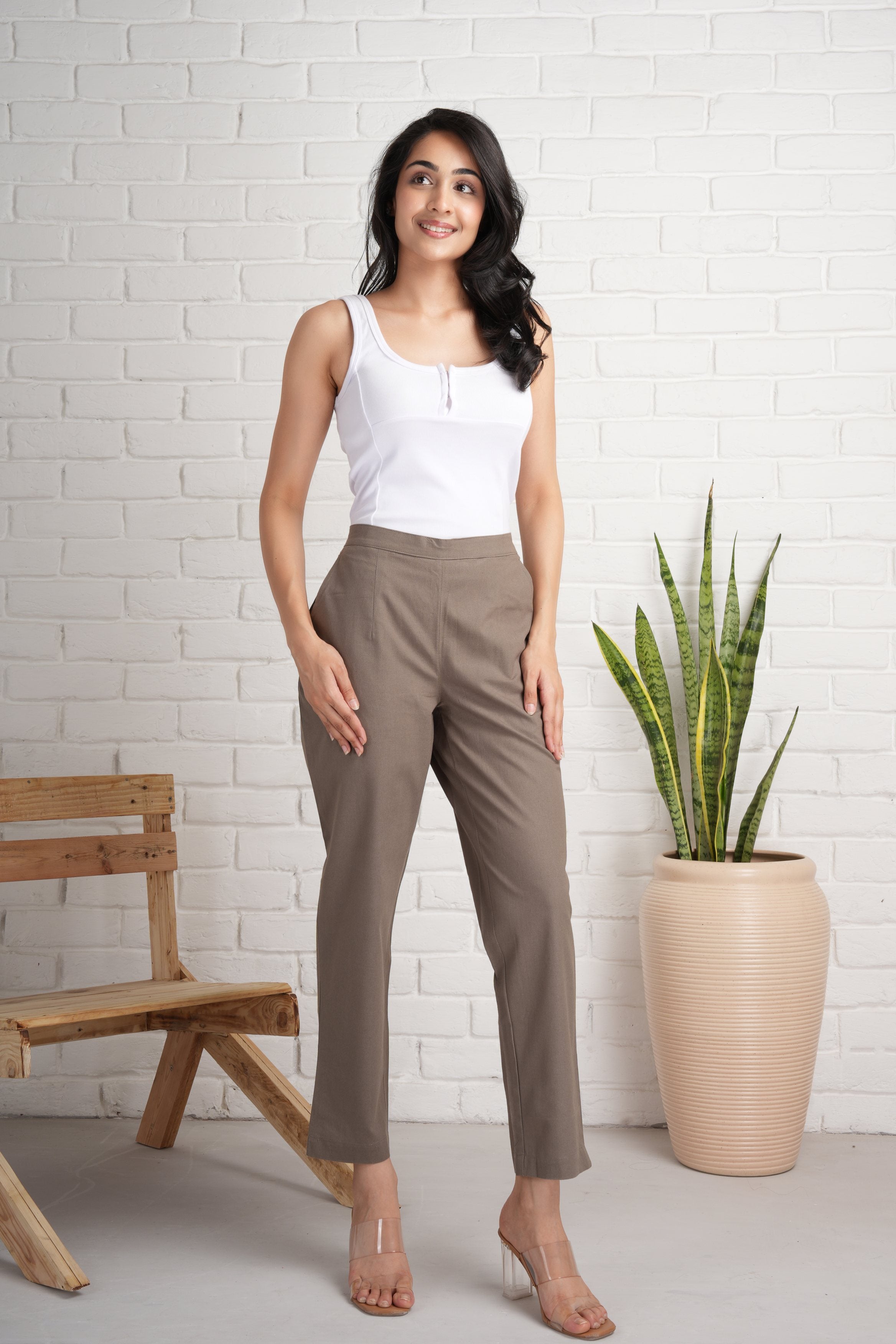 Soft Clay Cotton Pants