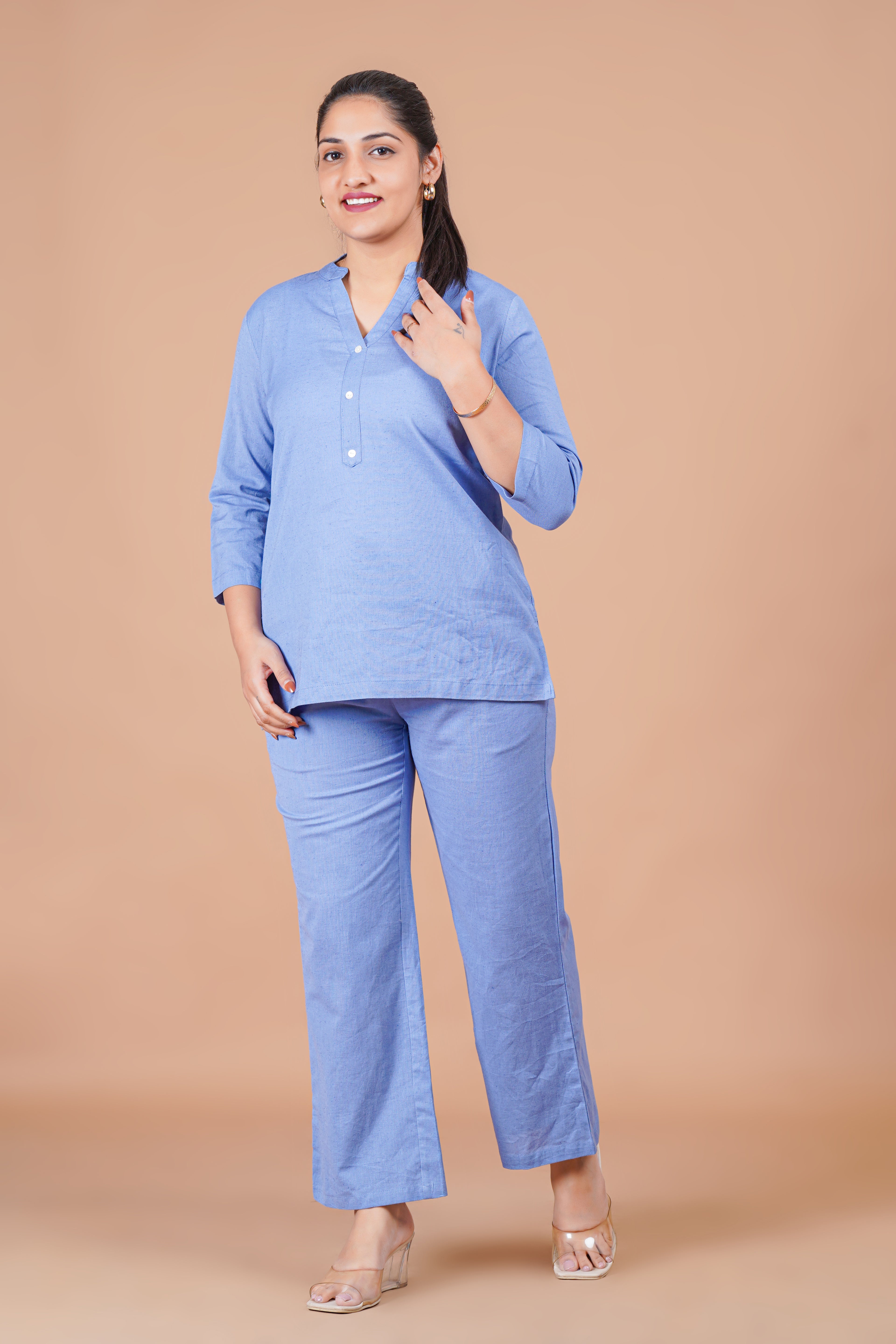 English Blue Co-ords Set