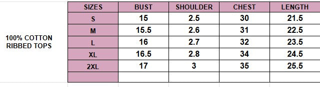 Harrozz Sleeveless Ribbed Top White