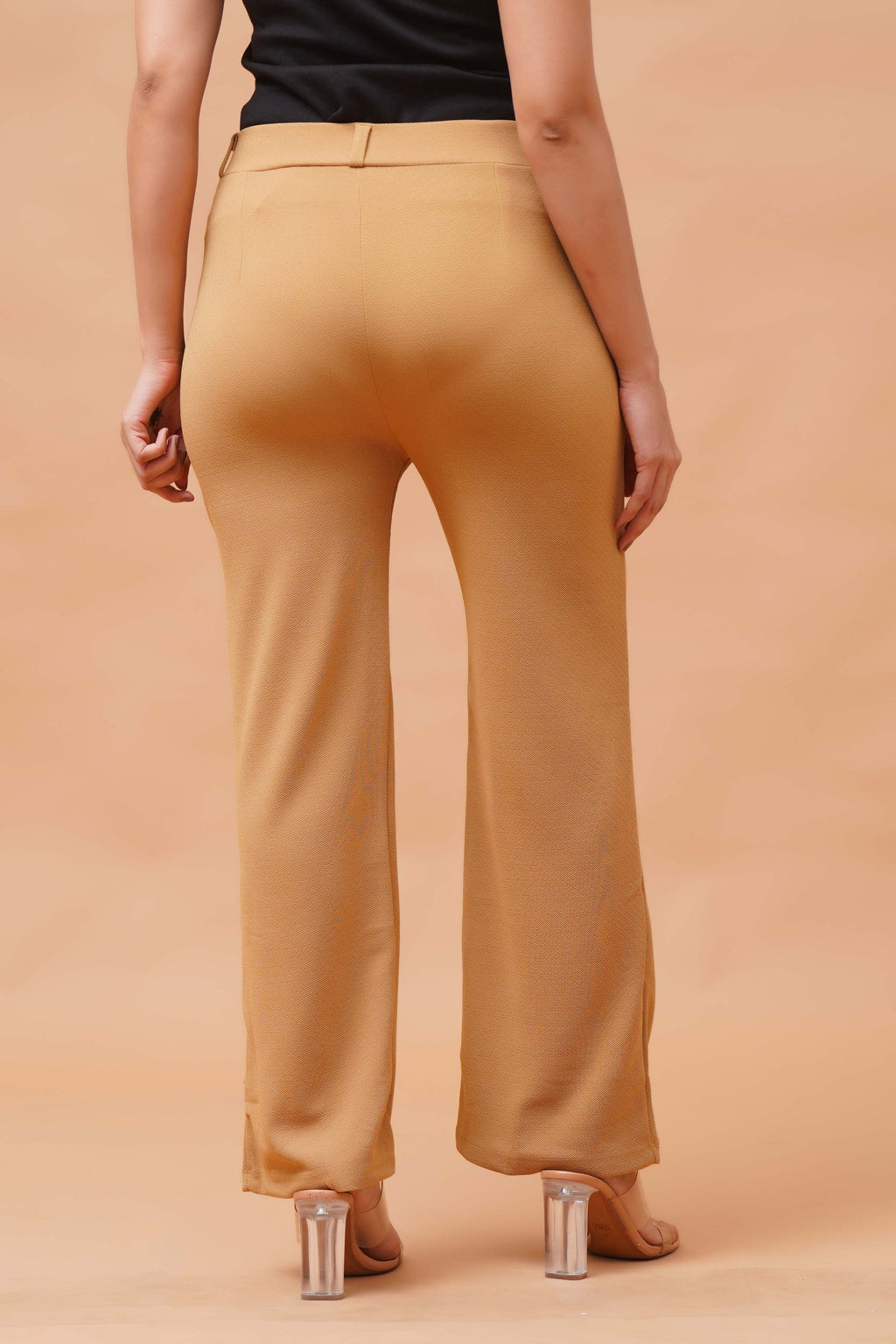 Harrozz Stretchable Valentino Pants Chiku