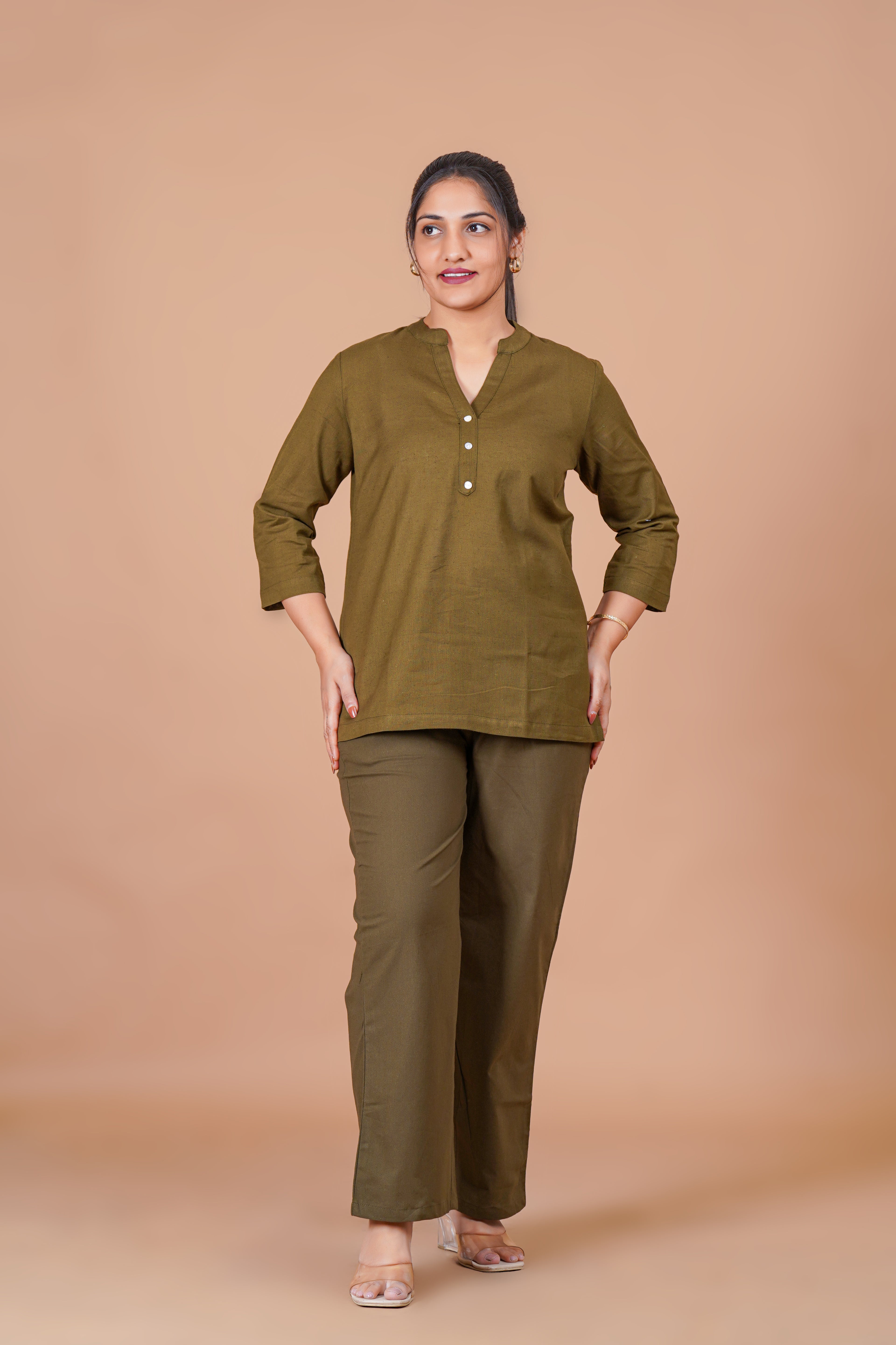 Olive Green Co-ords Set