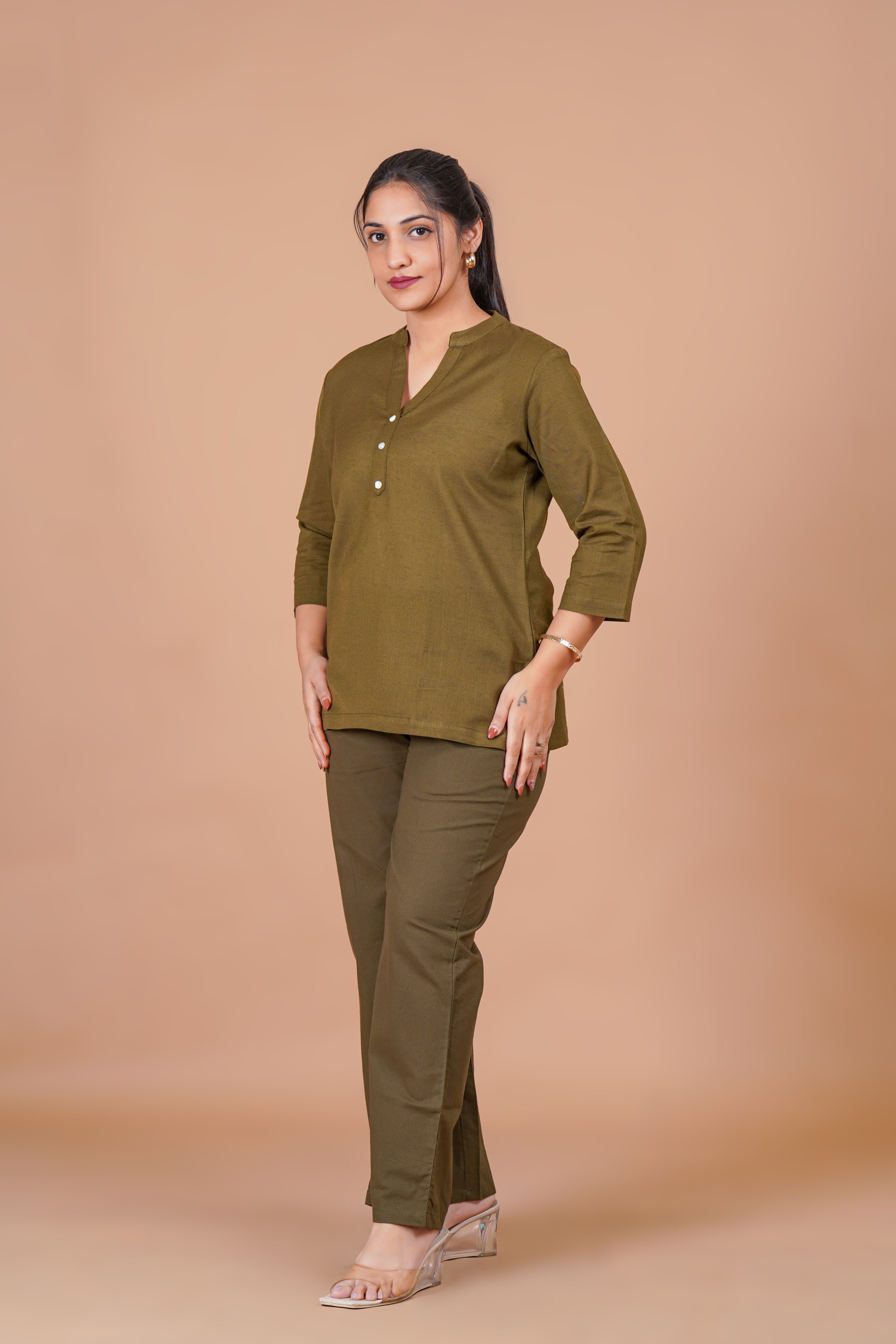 Olive Green Co-ords Set