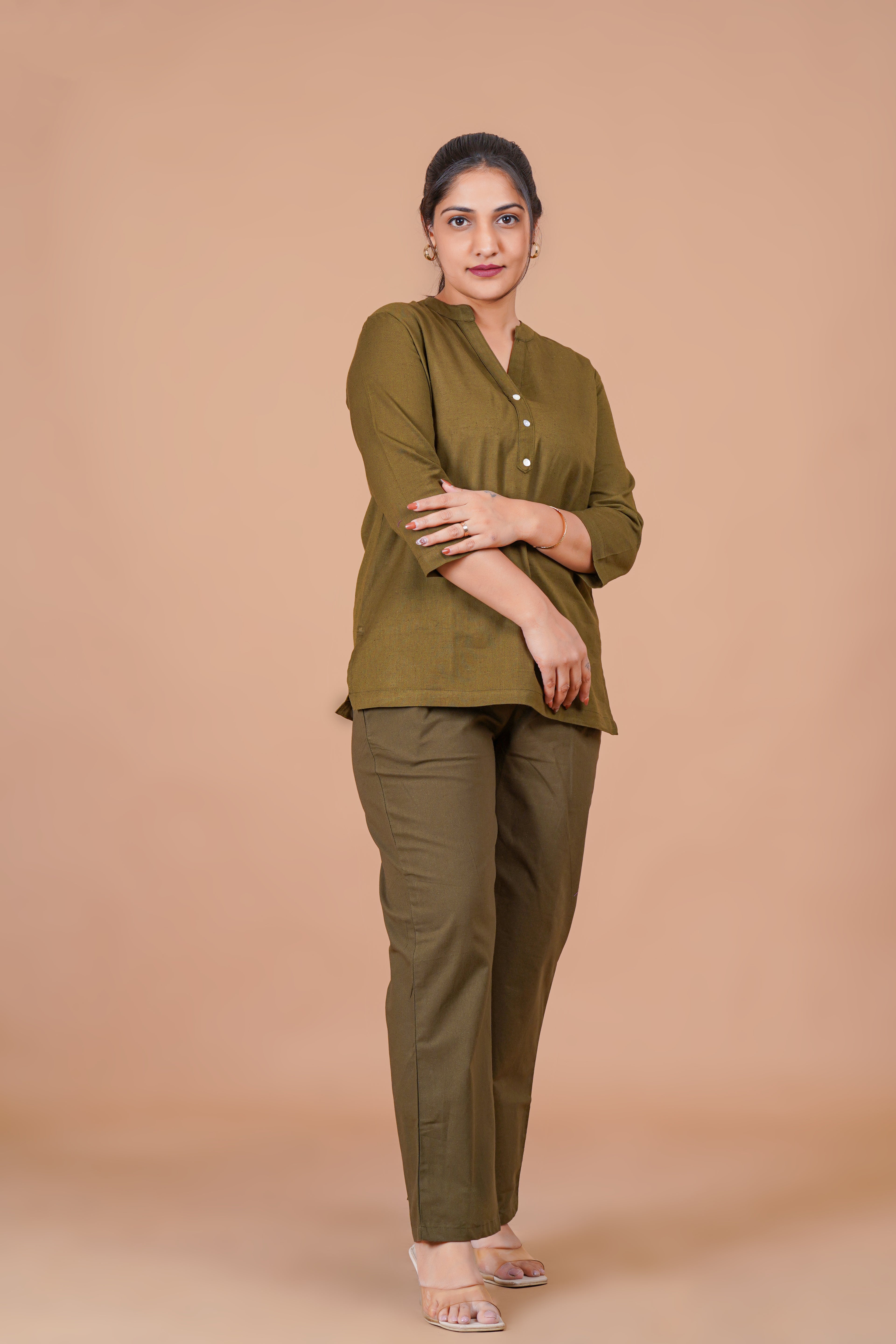 Olive Green Co-ords Set