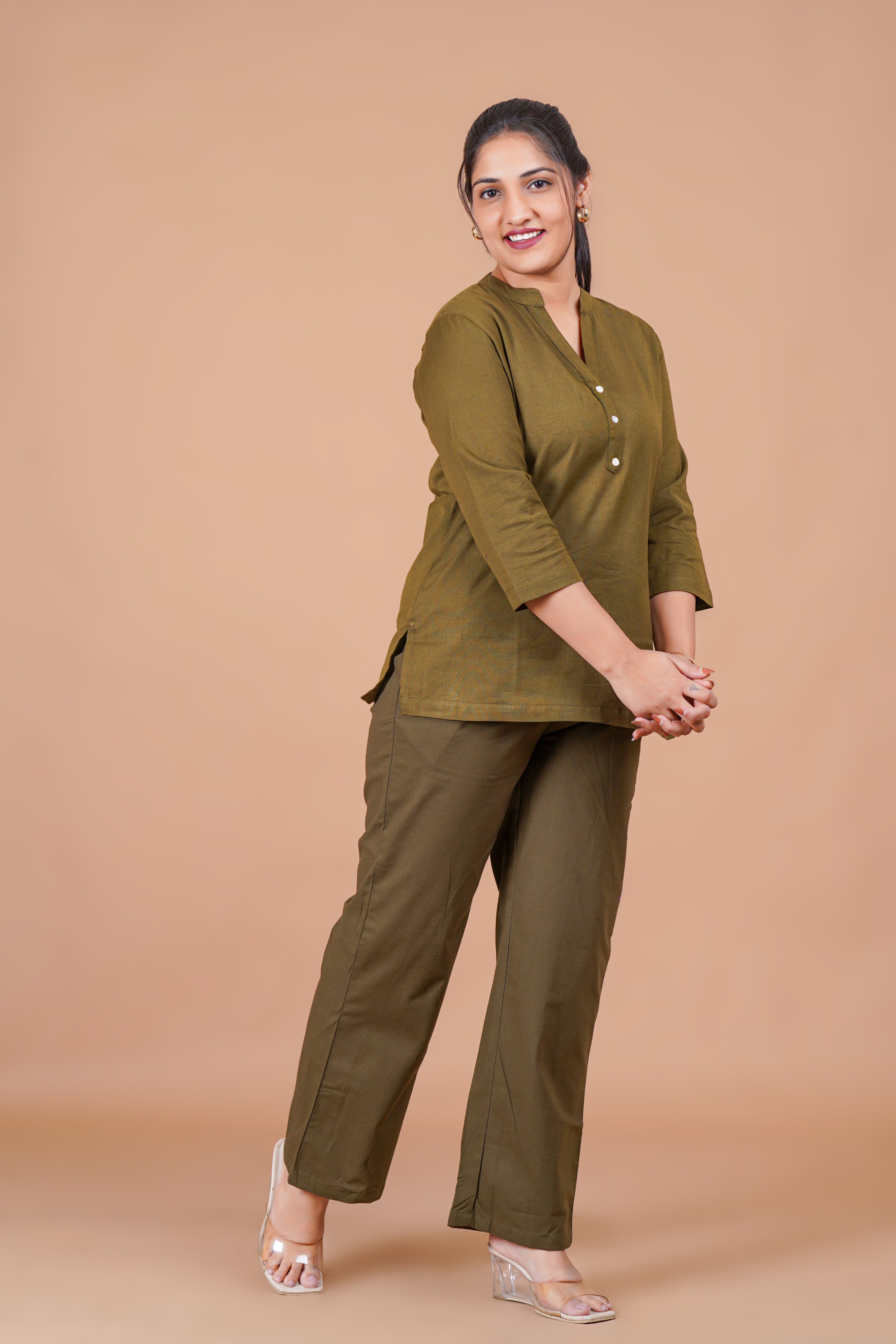 Olive Green Co-ords Set