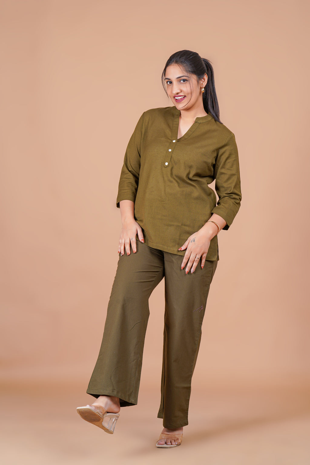 Olive Green Co-ords Set