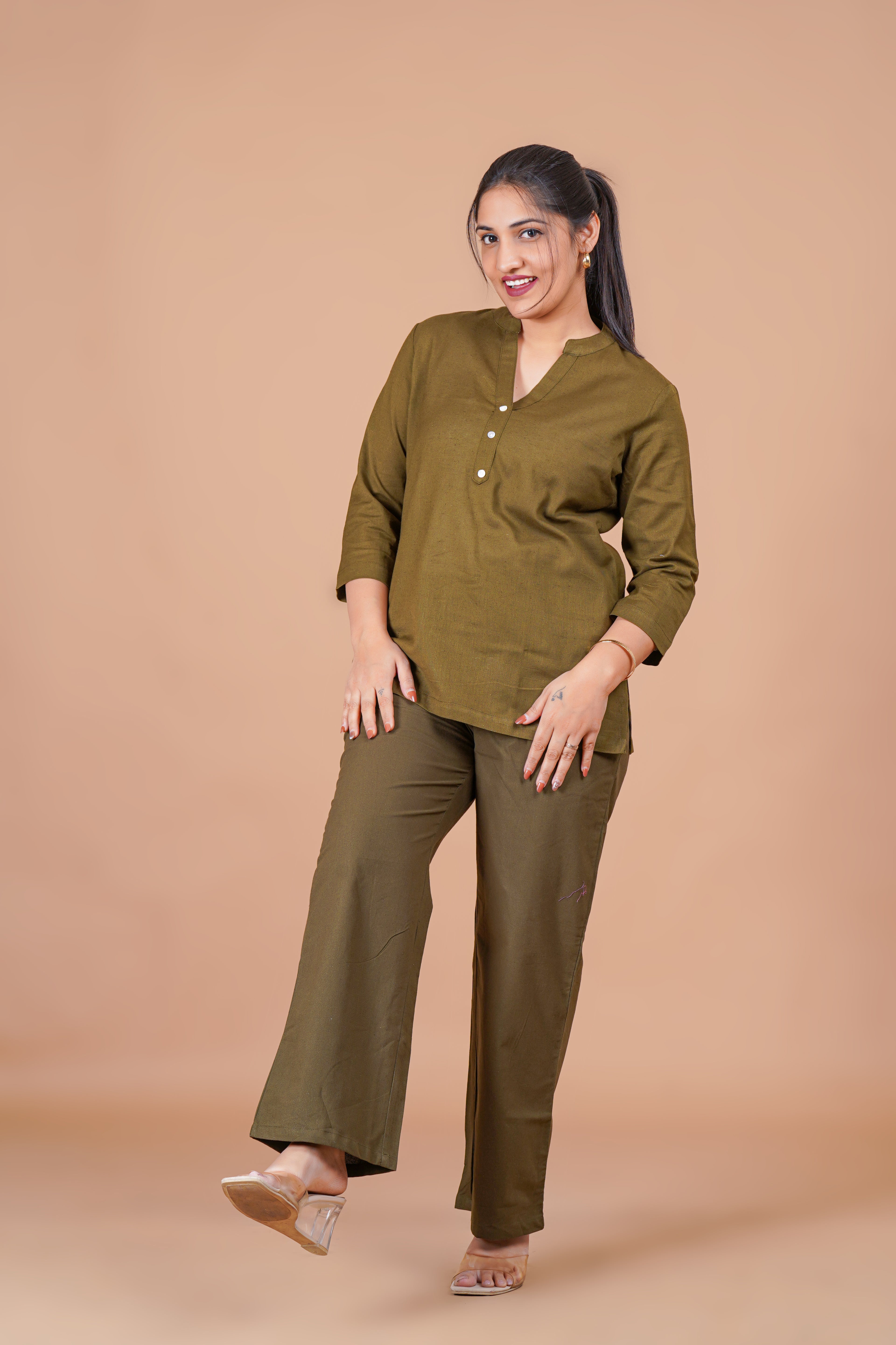 Olive Green Co-ords Set