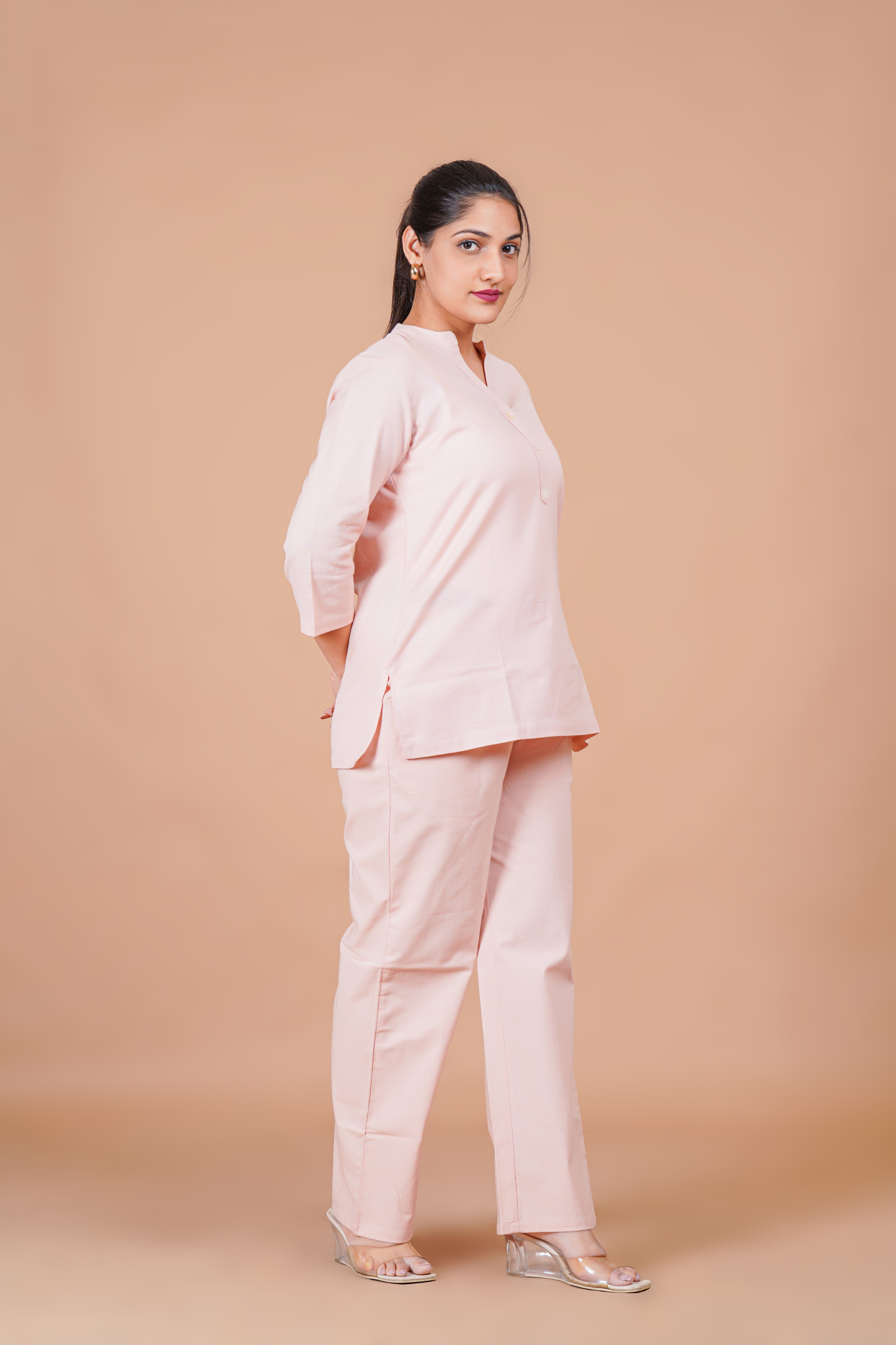 Salmon Pink Co-ords Set