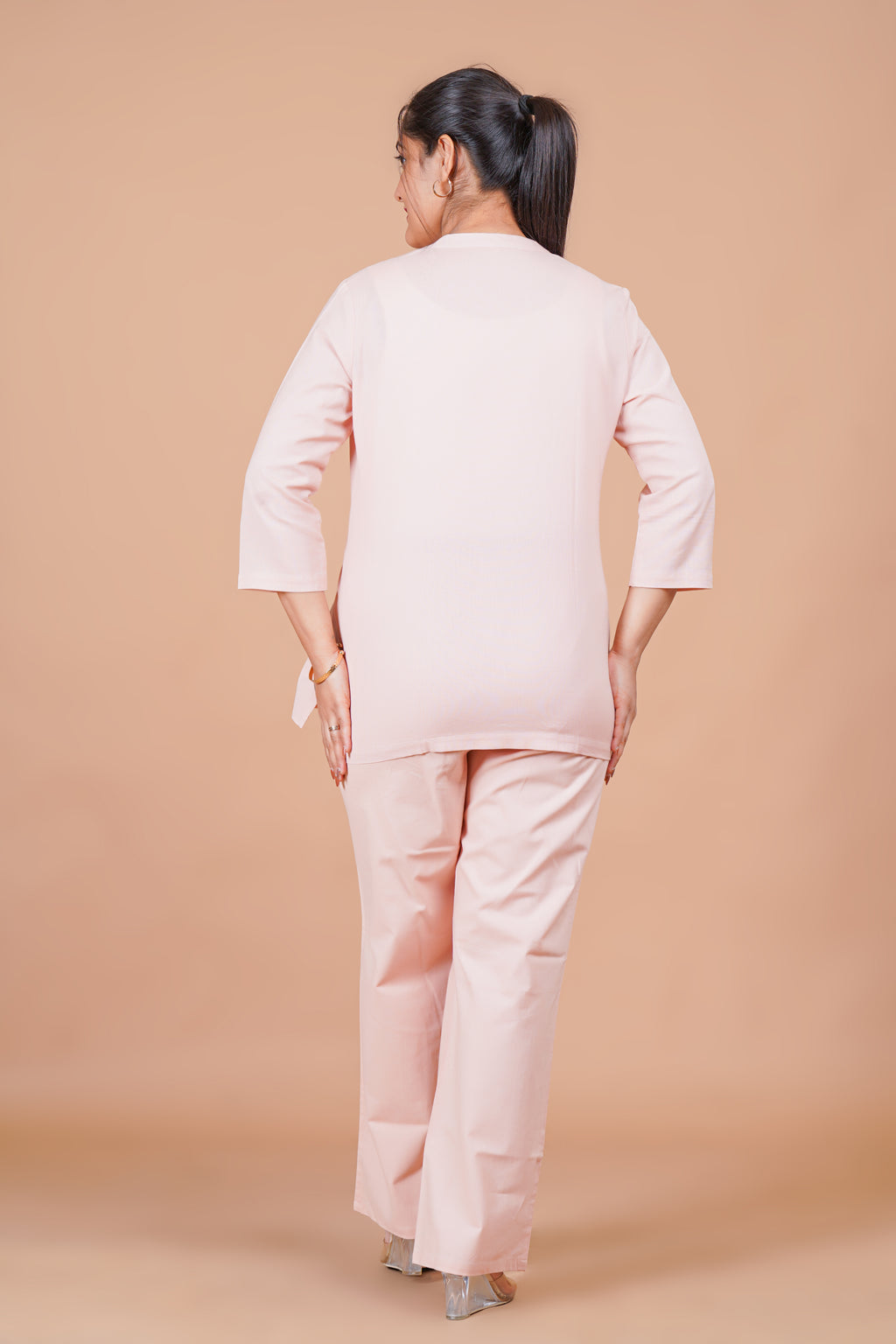 Salmon Pink Co-ords Set