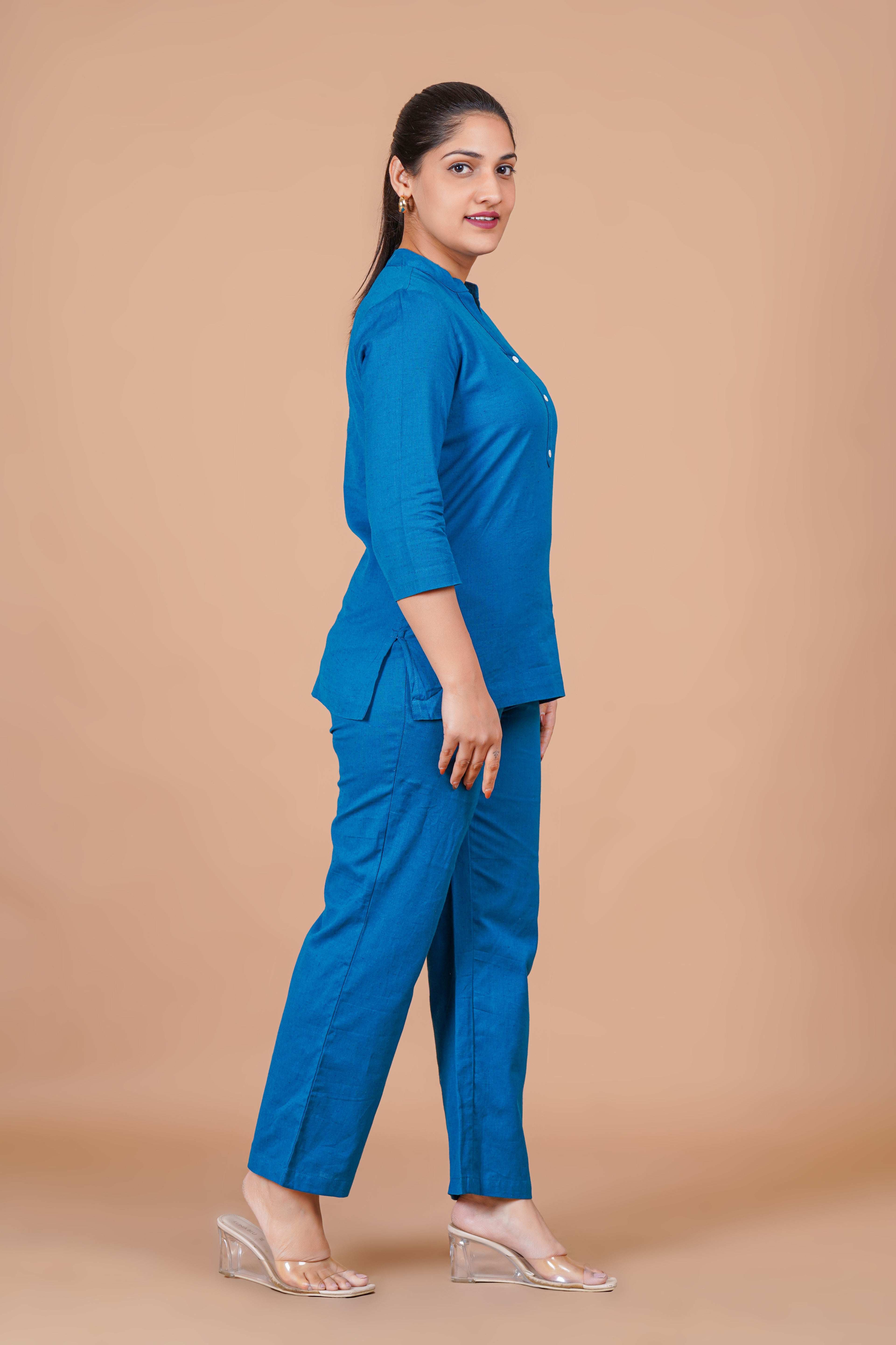 Turquoise Blue Co-ords Set