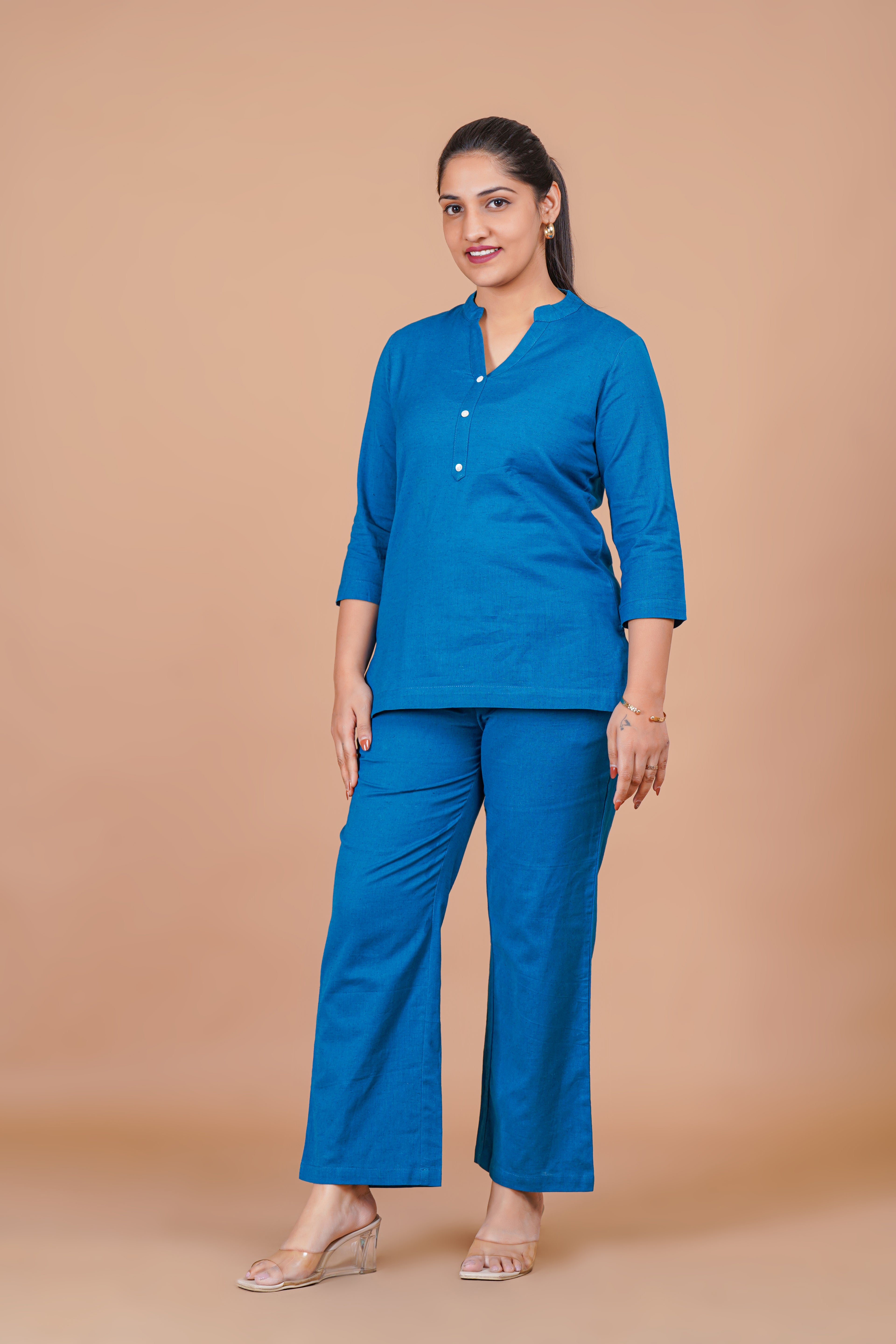 Turquoise Blue Co-ords Set