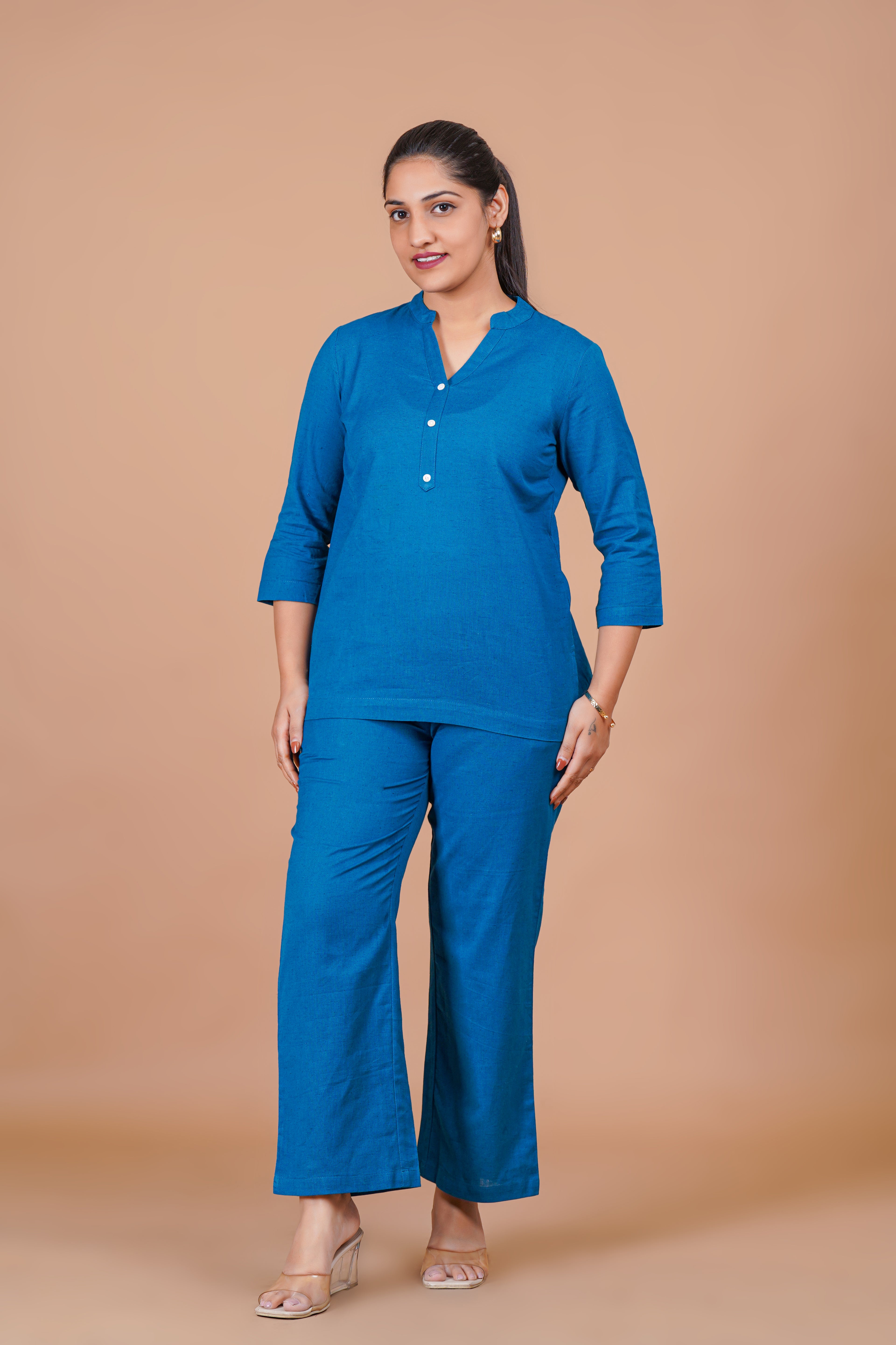 Turquoise Blue Co-ords Set