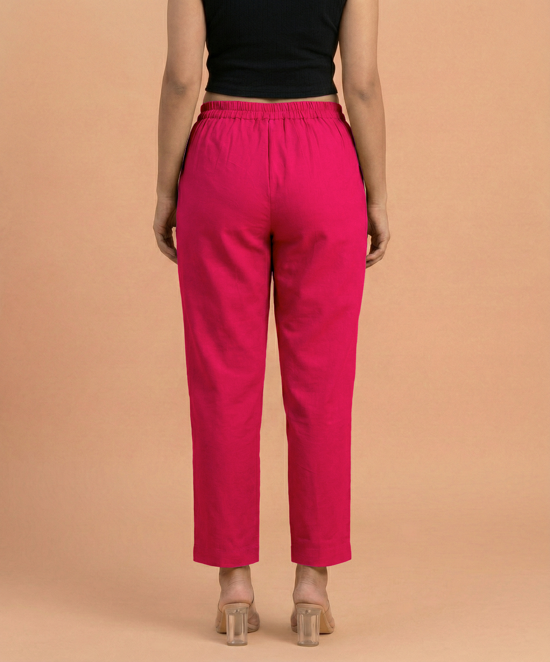 Pink Cotton Pants