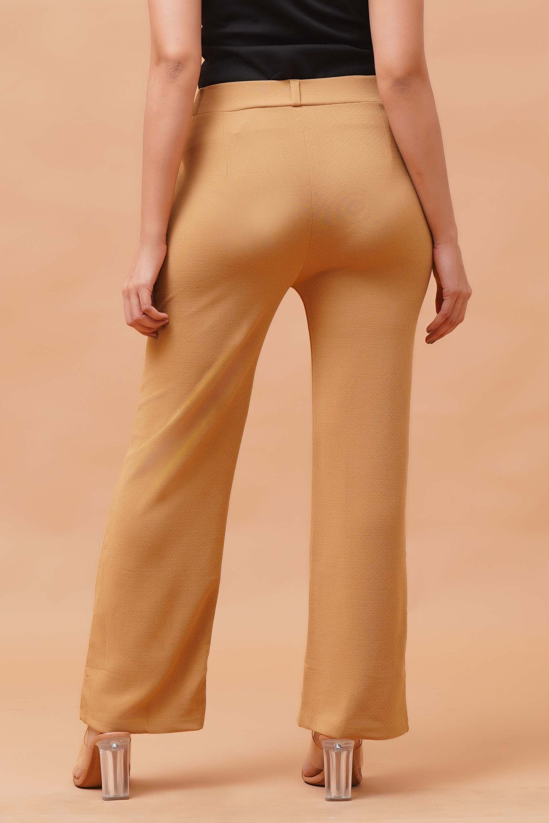 Harrozz Stretchable Valentino Pants Chiku
